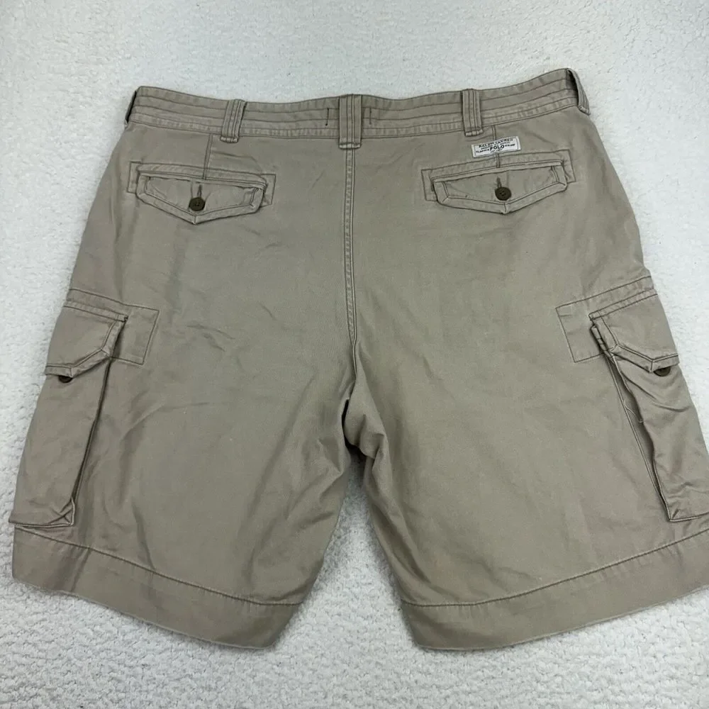 Polo‎ Ralph Lauren Shorts Mens 42 Beige Khaki Classic Chino Cargo Preppy 10